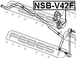 FEBEST NSB-V42F Stabiliser Mounting